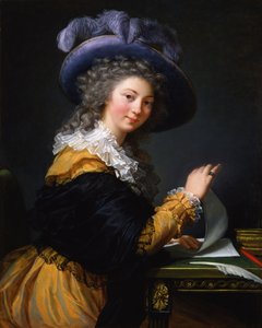 Comtesse de Cérès (Dama doblando una carta) de Elisabeth Louise Vigee Lebrun